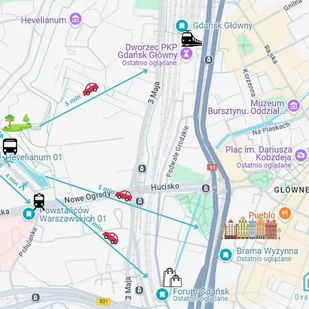 Spongebob 10 Min To Old Town Gdansk,pkp & Shopping Mall Quarto em Acomodações Particulares